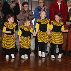 In dem Programm des BCC präsentierten sich die Littels in ihrem Showtanz als kleine Bienchen.