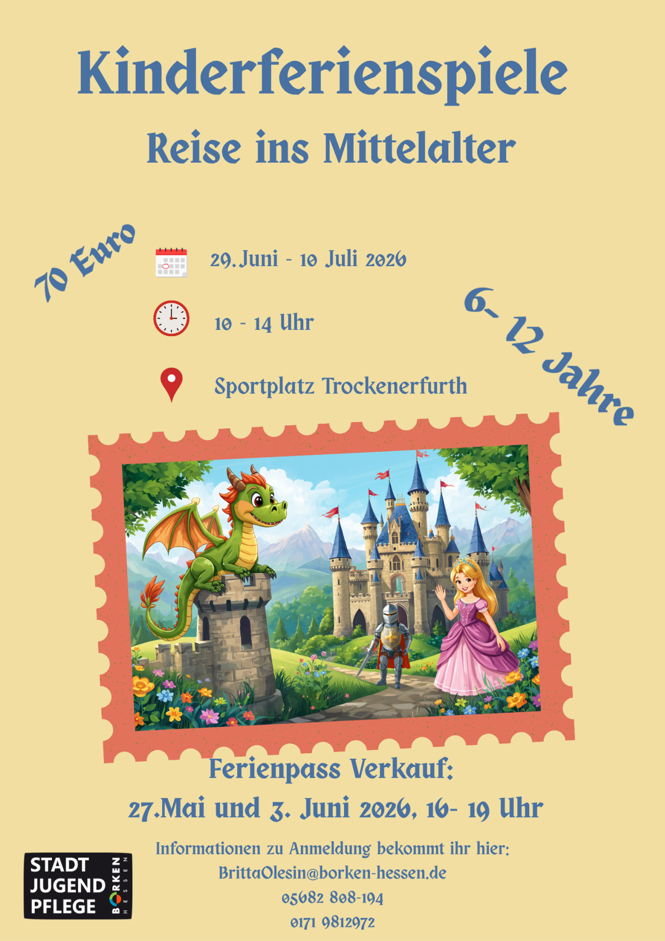 Poster - Ferienspiele Mittelalter - 1