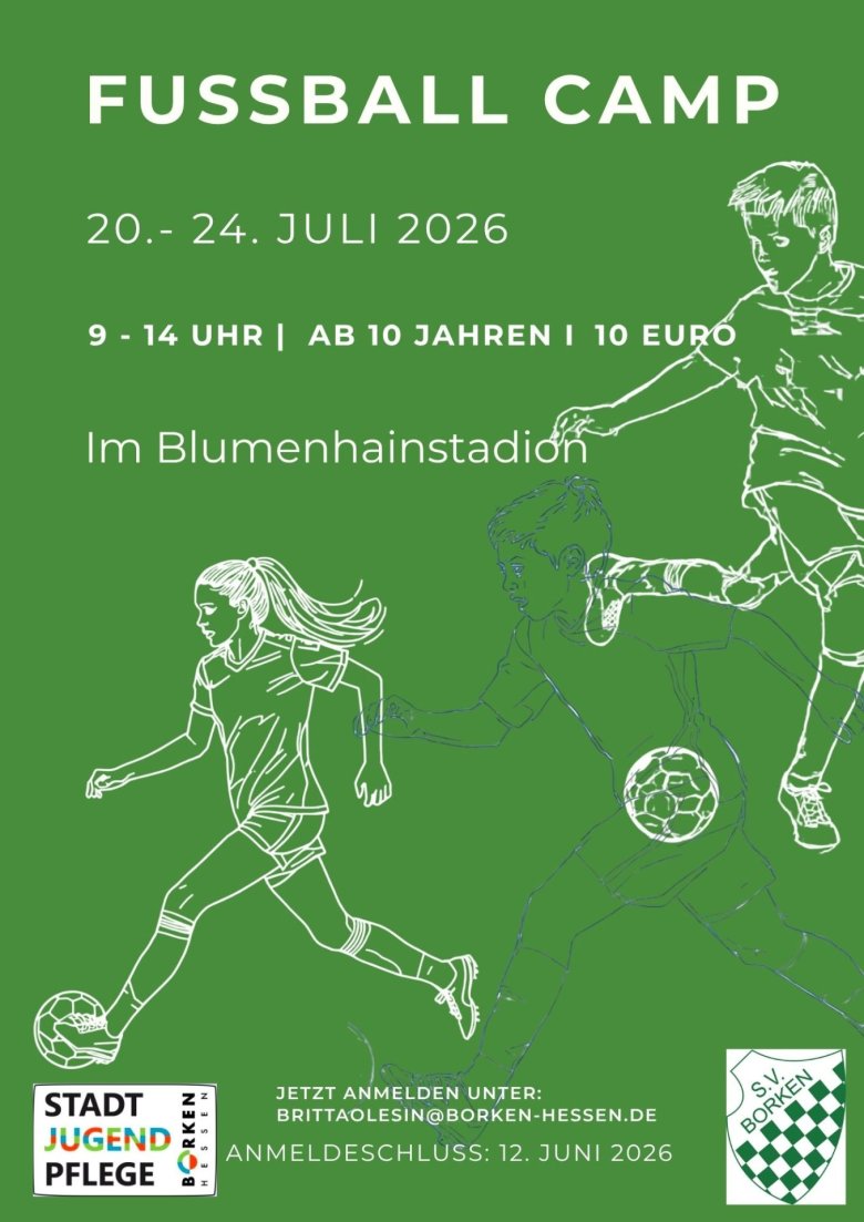 Fußballcamp: 20.–24. Juli 2026 – 9–15 Uhr (Mädchen & Jungen) - 1