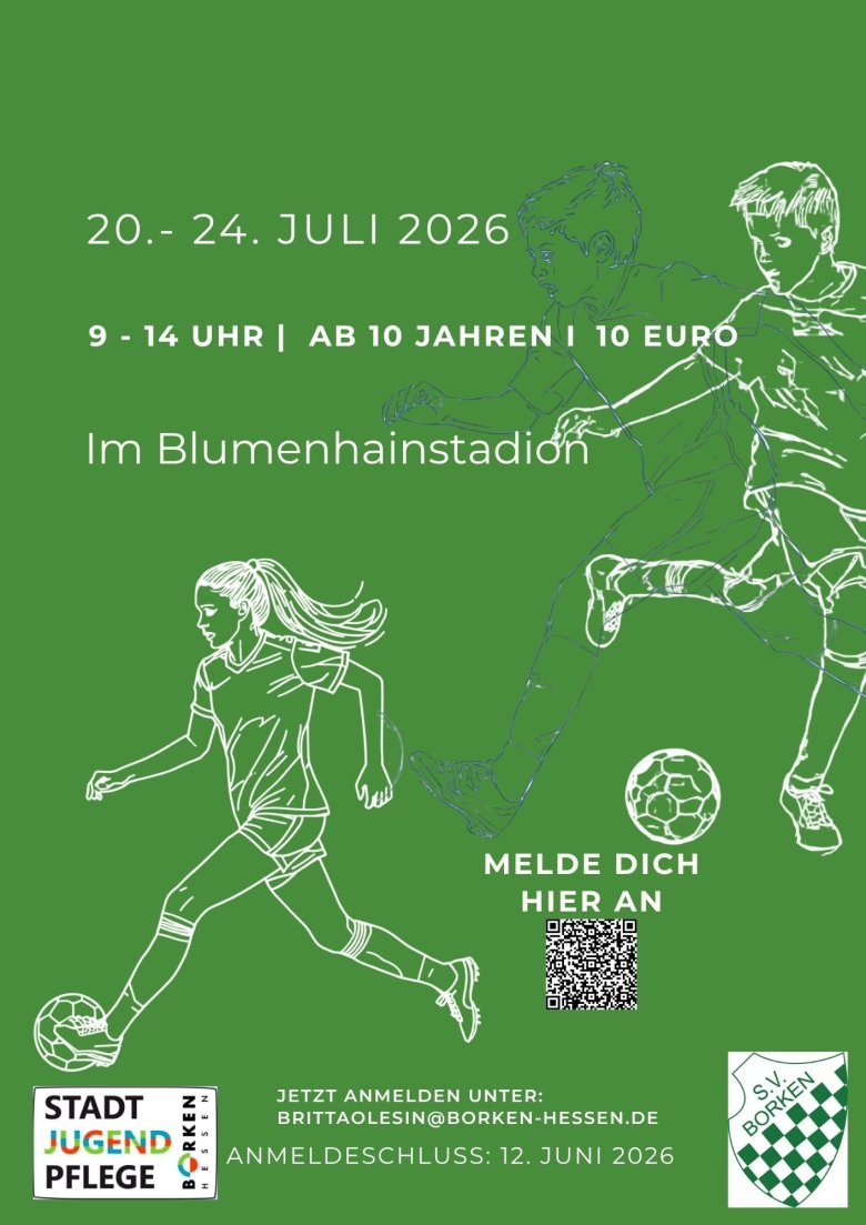 Fußballcamp: 20.–24. Juli 2026 – 9–15 Uhr (Mädchen & Jungen)   - 1