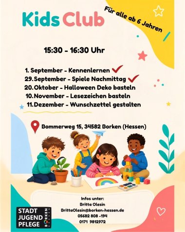 Kids Club ab Herbst 26 - 1 Kids Club ab Herbst 26 - 1