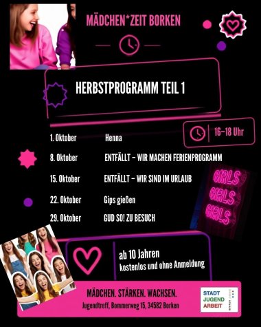 Mädchenzeit-Layout (ab 10 Jahren) - 10 Mädchenzeit-Layout (ab 10 Jahren) - 10