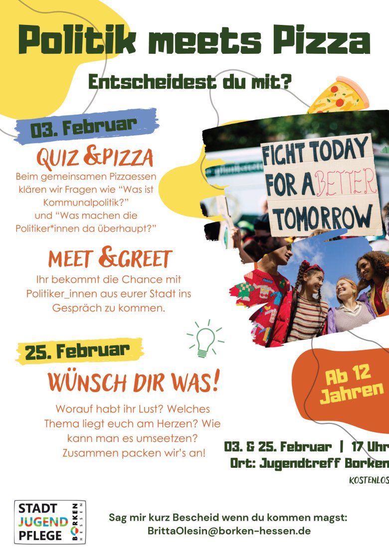 Politik meets Pizza (Poster)